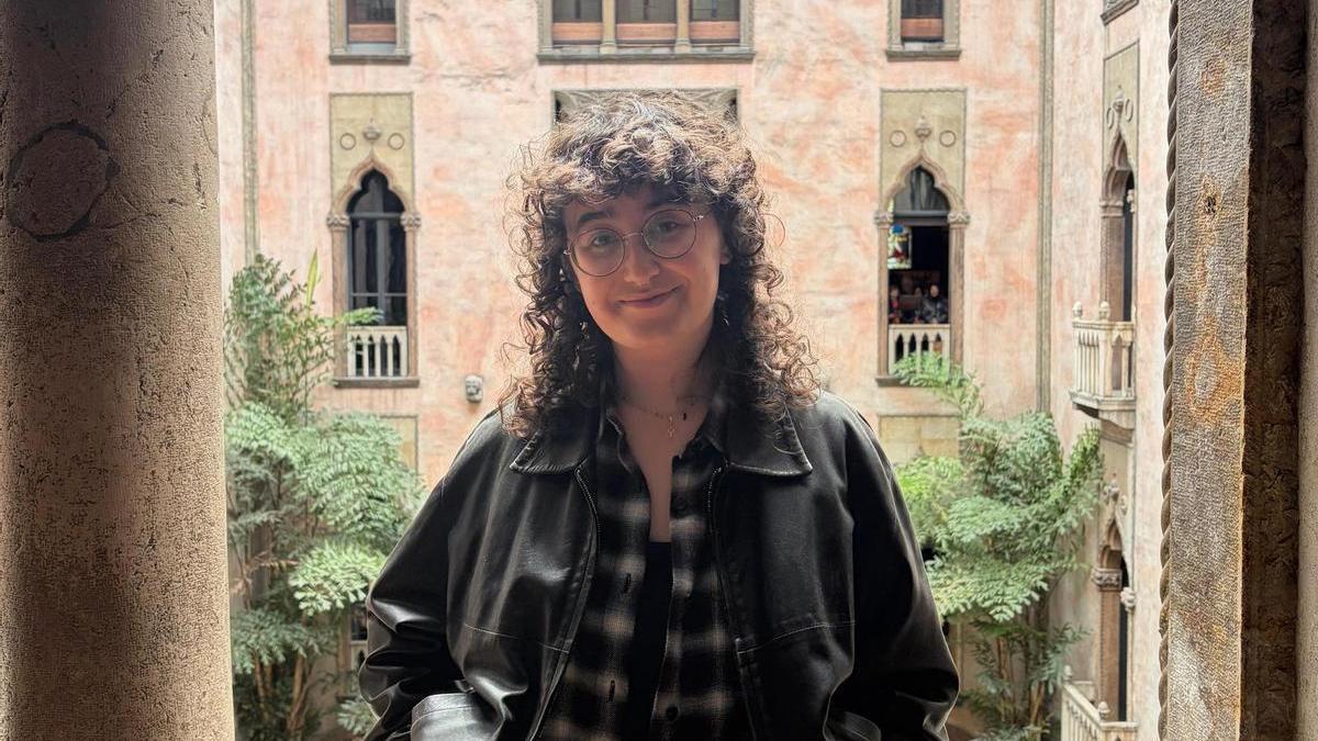Laura Puertas en  el Museo Isabella Stewart Gardner de Boston.