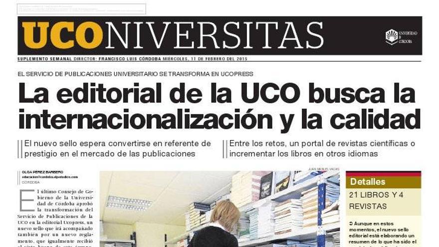 La editorial de la UCO busca la internacionalización y la calidad