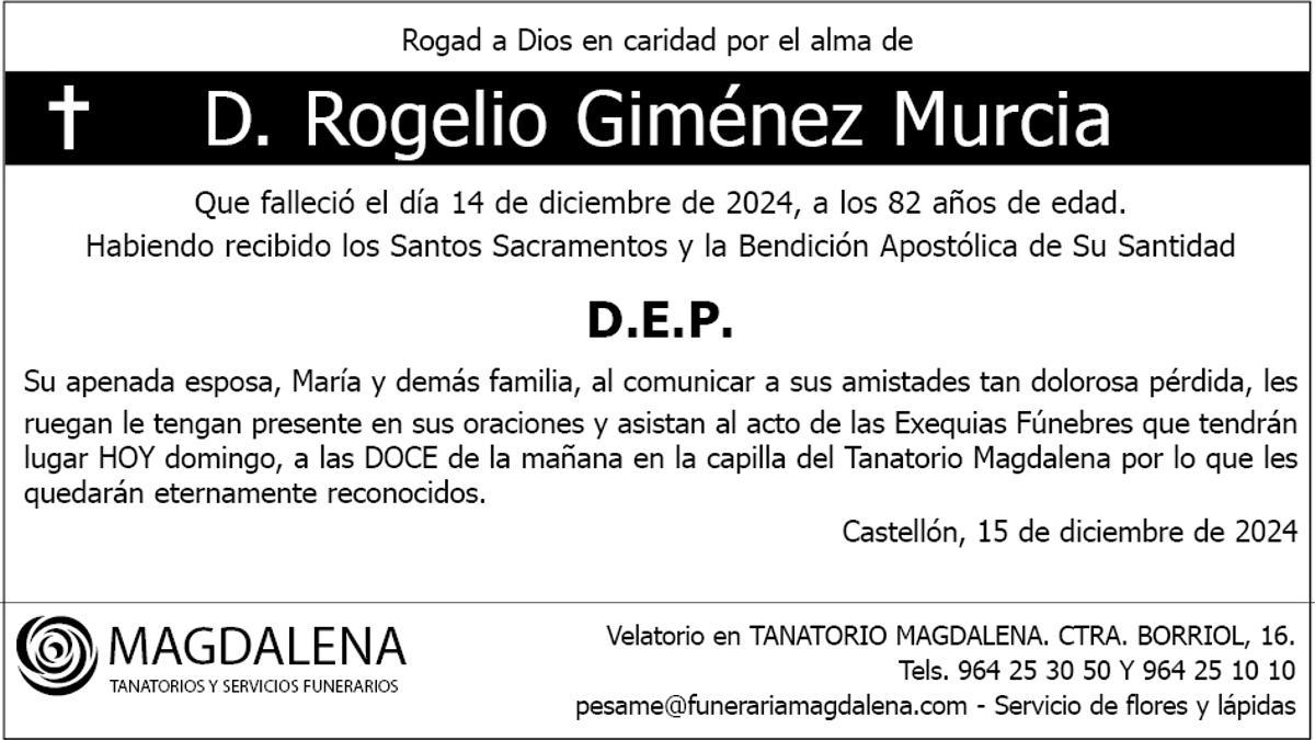D. Rogelio Giménez Murcia