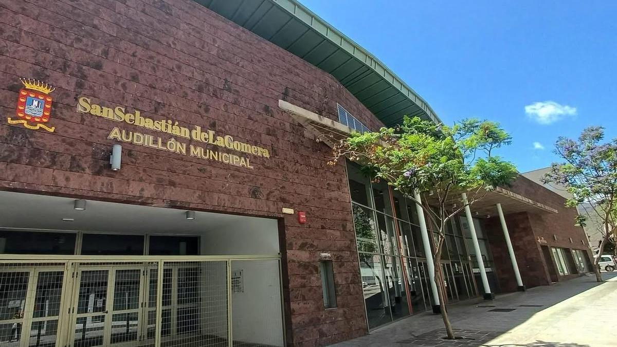Fachada del Audillón municipal en San Sebastián de La Gomera.