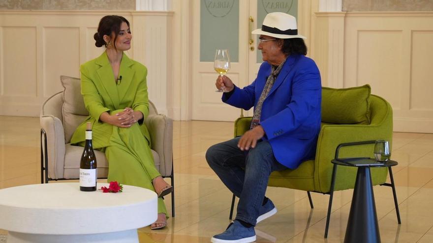 Al Bano, tras probar viño galego: «Xa me sinto santo»