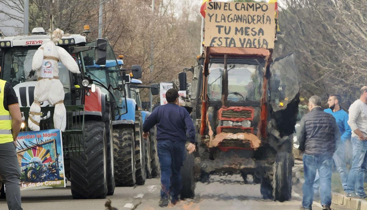 El camp català treu al carrer el seu malestar agreujat per la sequera