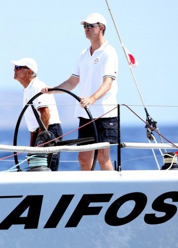 Felipe VI navega en la Copa del Rey