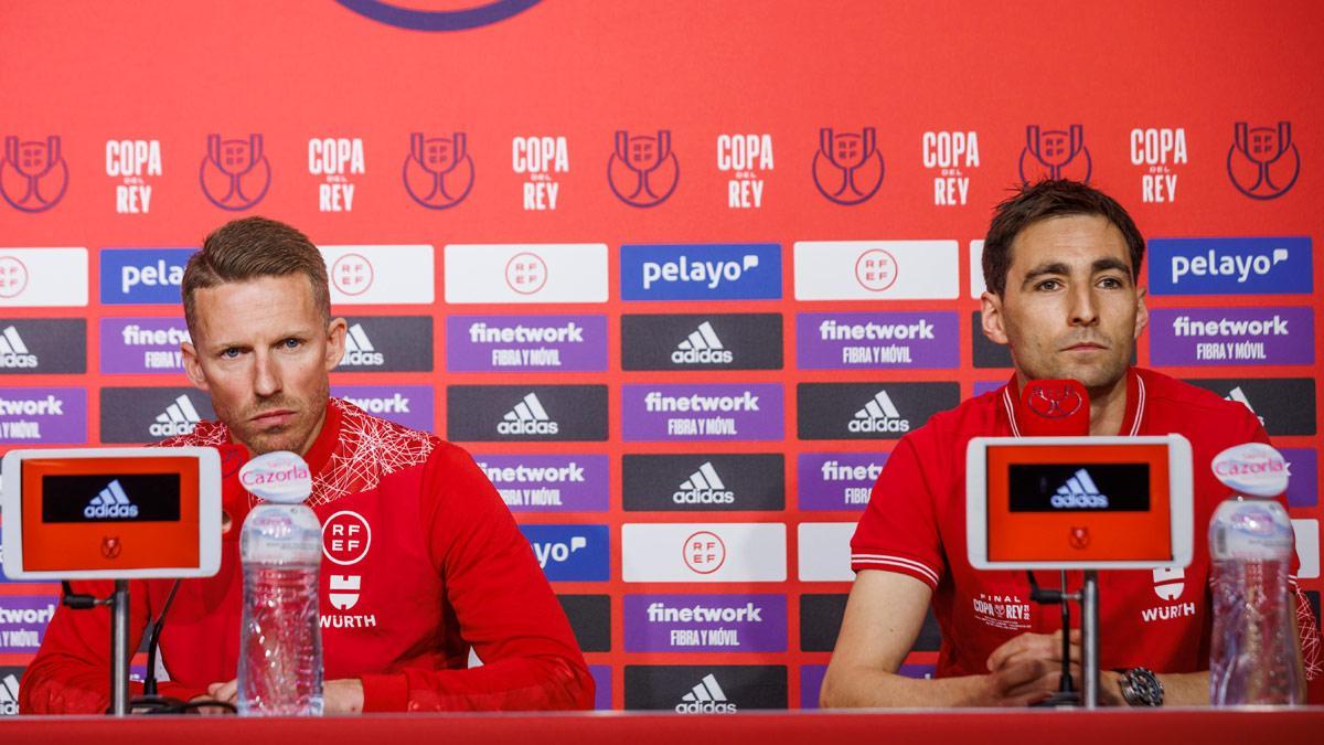 Hernández Hernández y De Burgos Bengoetxea han atendido a los medios