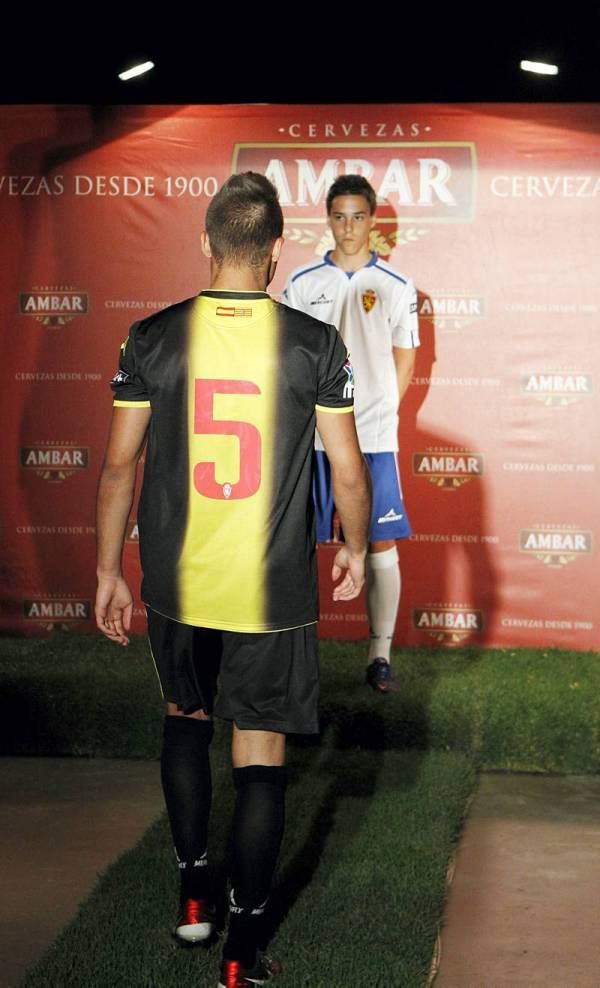 Presentación de las nuevas equipaciones del Real Zaragoza