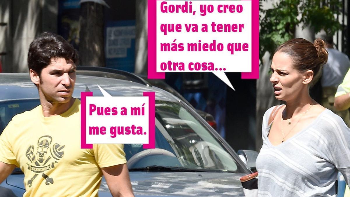 Cayetano Rivera y Eva González hablan del peluche