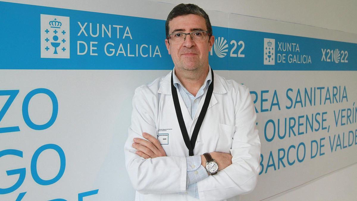 Félix Rubial, gerente del área sanitaria de la provincia de Ourense.