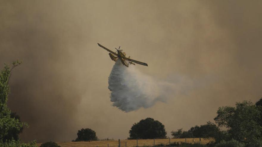 El incendio de Zamora se extiende 15 kilómetros