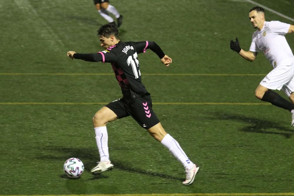 El cuadro santaeulaliense alcanza por primera vez la tercera ronda de la Copa del Rey tras lograr la clasificación en un trabajado encuentro