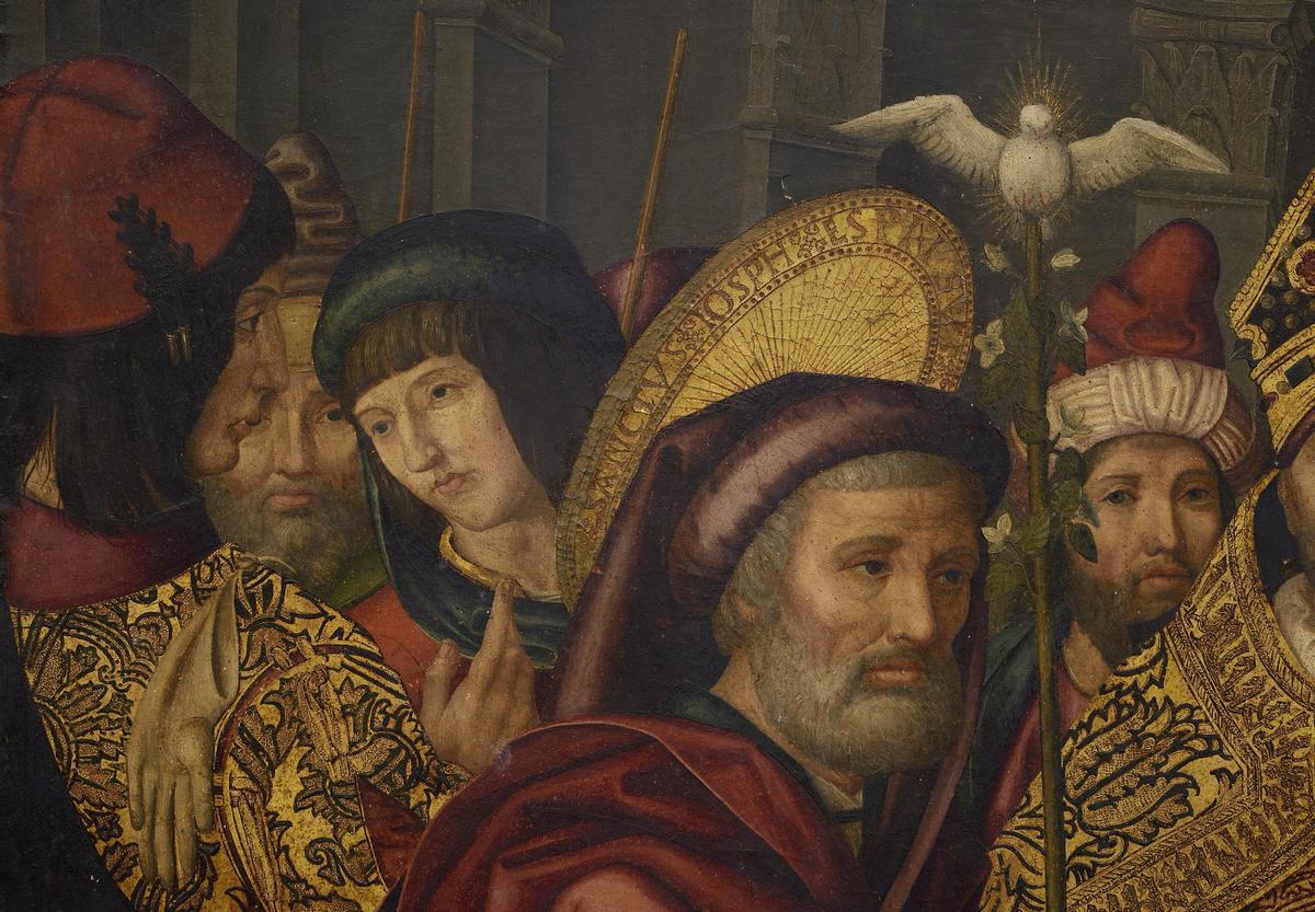 Detalle de la obra que se subastó en Italia el pasado 13 de junio.