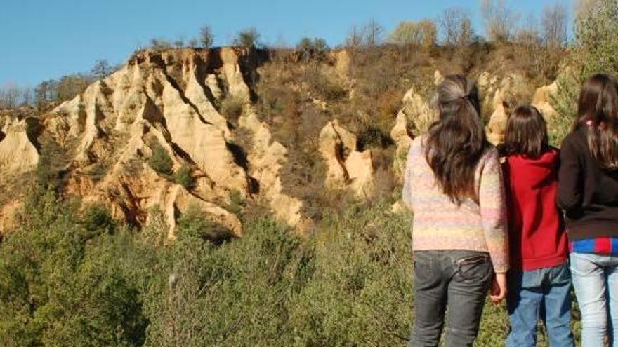 Tres visitants als esterregalls d&#039;All i Olopte en el circuit que l&#039;Ajuntament ampliarà