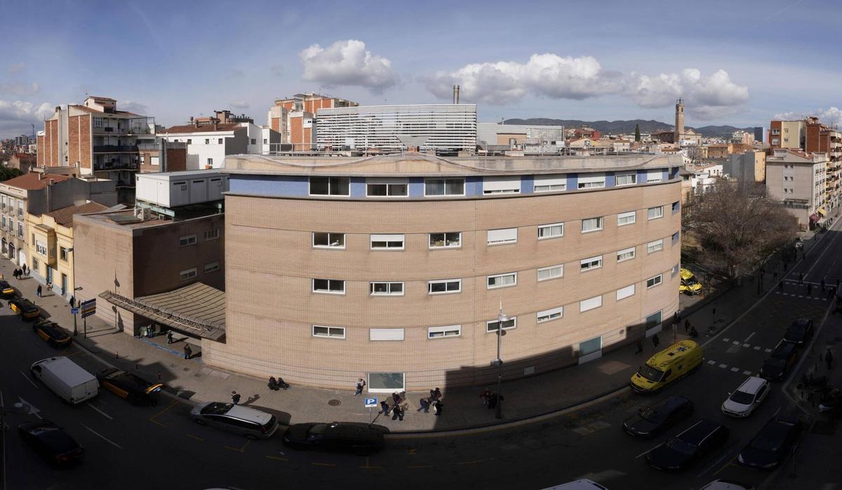 Imagen aérea del Hospital Municipal de Badalona