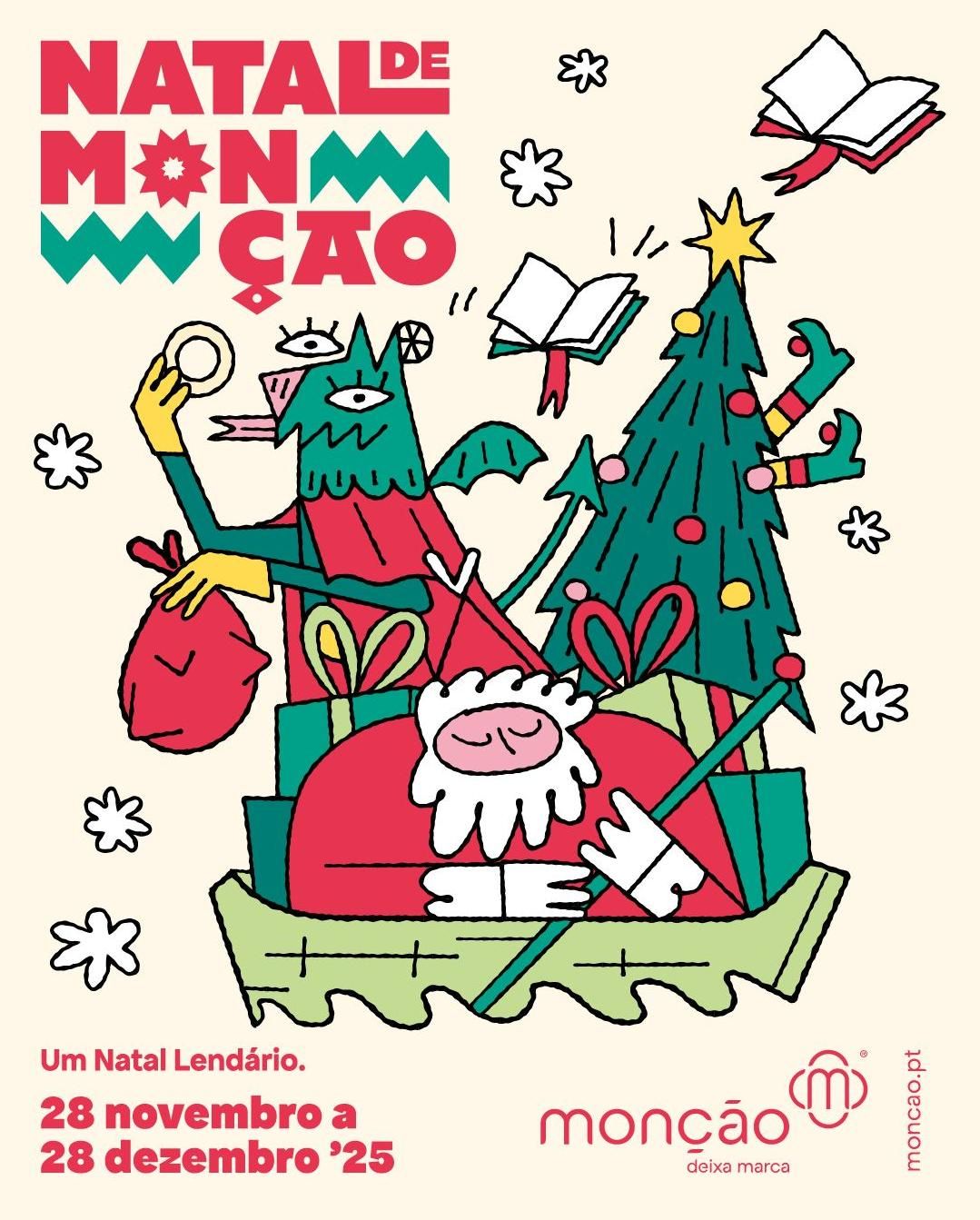 Cartel oficial del Natal Mágico de Monçao.