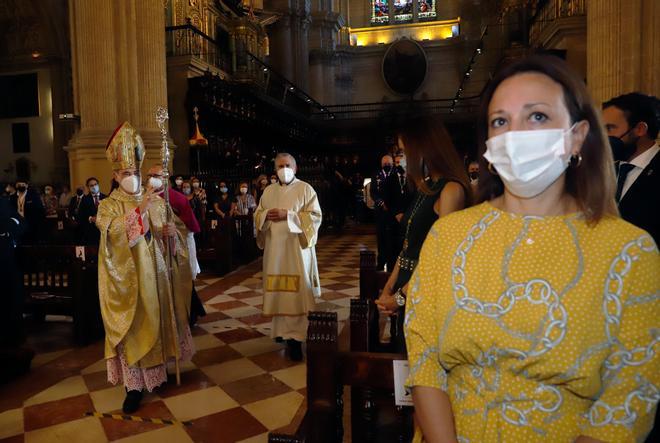 Misa en honor de la Virgen de la Victoria en la Catedral de Málaga