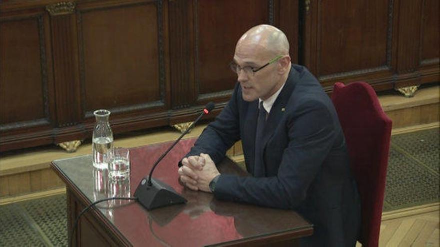 JUDICI 1-O: Romeva diu que és un &#039;pres polític&#039; i defensa el dret a l&#039;autodeterminació