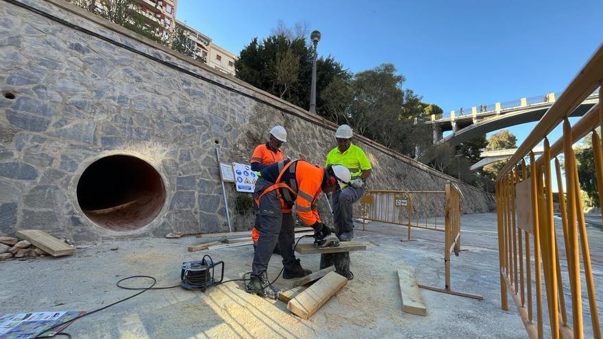 Elche acaba las obras para asegurar la galería subterránea de la Fundación Salud Infantil