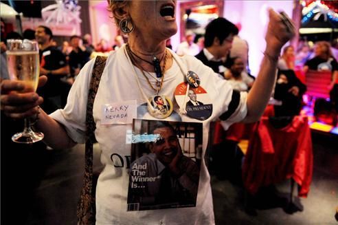 Alegría y celebraciones en la noche electoral