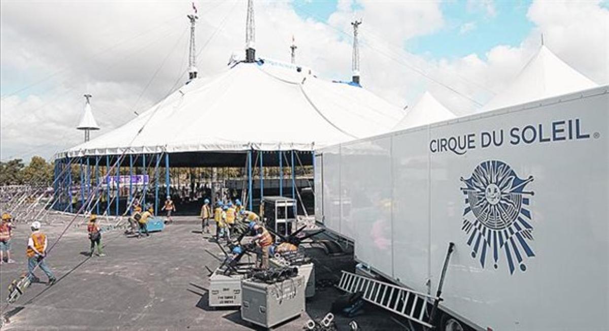 La carpa del Cirque du Soleil arriba a Port Aventura_MEDIA_1