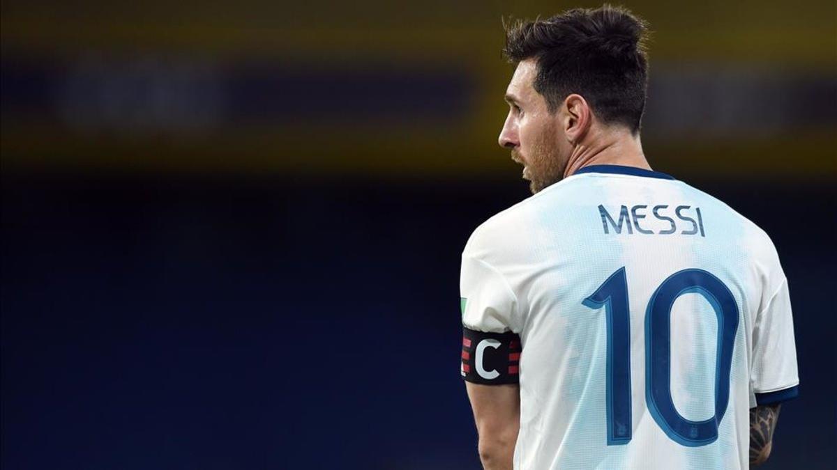 Lionel Messi anotó el único gol del partido