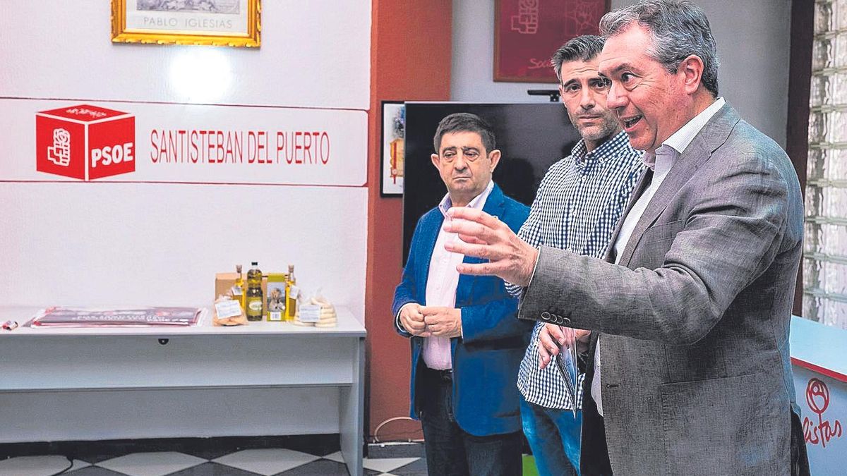 Juan Espadas, secretario general del PSOE, este martes.