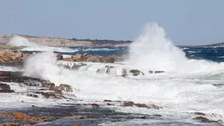 Tres días de lluvias, tormentas y mala mar en Ibiza y Formentera