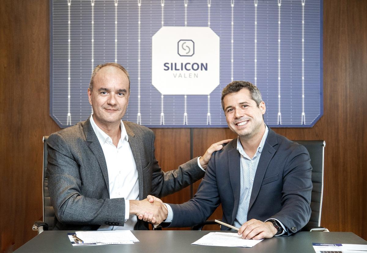 Firma del acuerdo entre Silicon Valen y Statkraft.