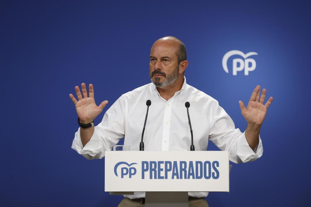 El vicesecretario de Coordinación Autonómica y Local del PP, Pedro Rollán.