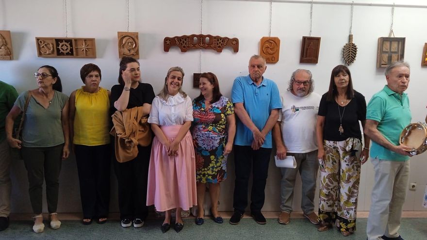 Un homenaje al arte sobre la madera en Cangas