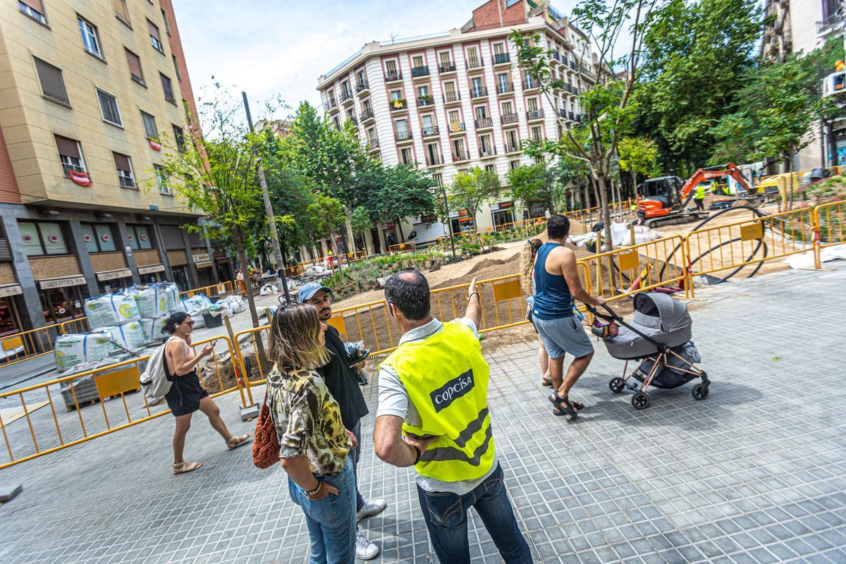 Escenas inesperadas de la Superilla del Eixample