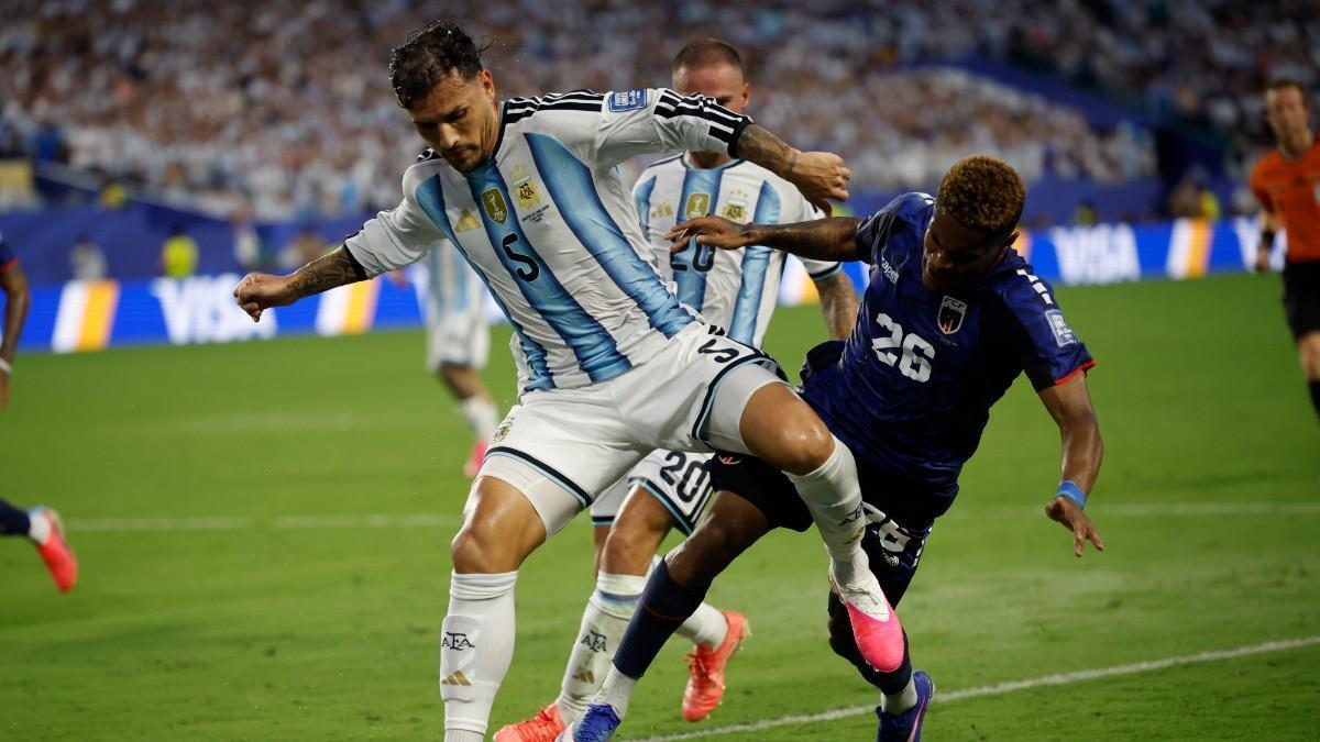 Paredes, en el encuentro ante Cabo Verde
