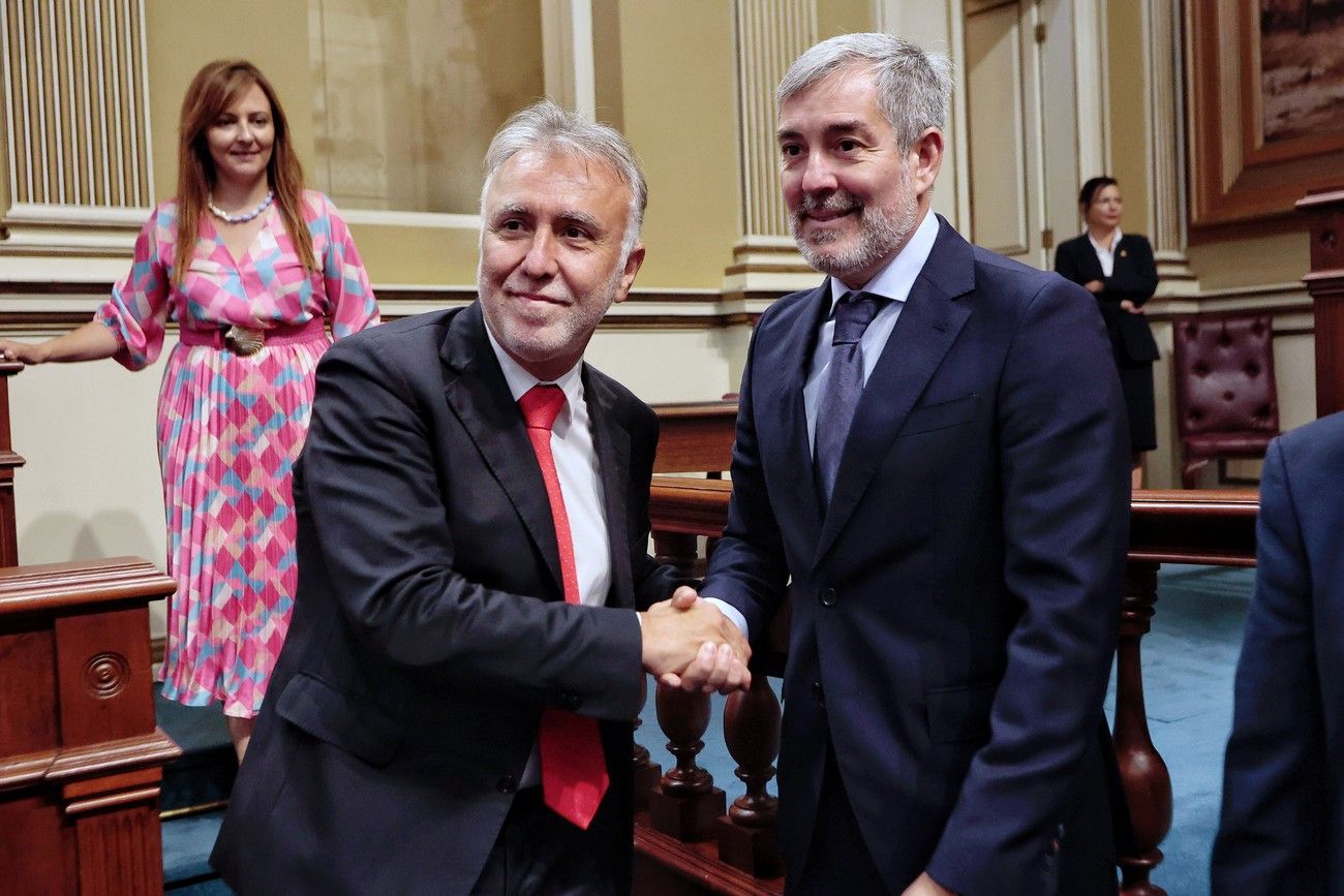 Segunda sesión del debate de investidura en el Parlamento de Canarias