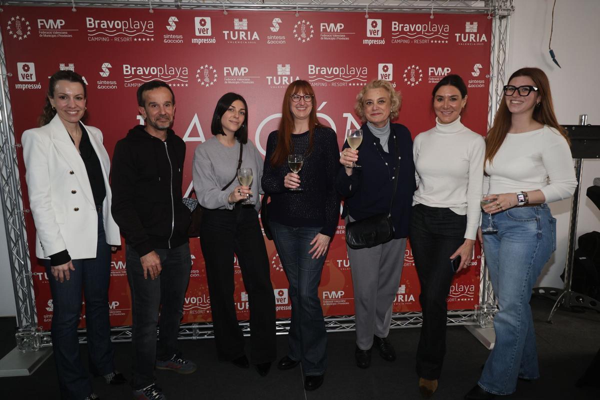 VALENCIA, VLC. Balcón de Levante-EMV del 10 de marzo 2026. Silvia Tomas, Ramón Esteve, Miriam Lillo, Inma Vaquer, Piedad Coscollá, Cristina Toledano y Alba Cabrera. De ANECOOP