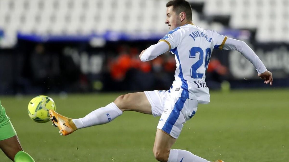 Javi Hernández, con el Leganés