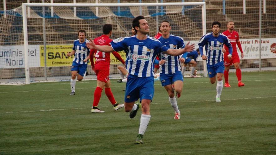 Molist, autor del gol del Figueres contra l&#039;Olot