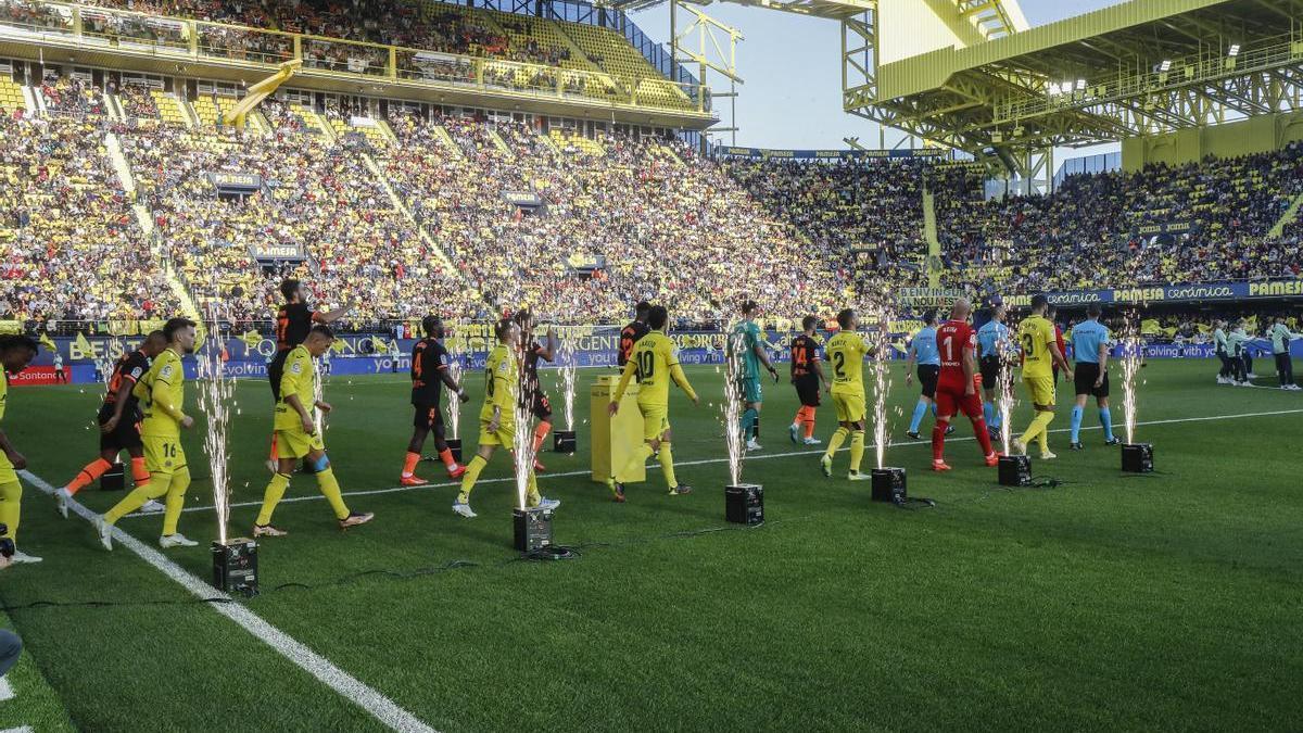 Duelo en La Cerámica entre el Villarreal y el Valencia CF.