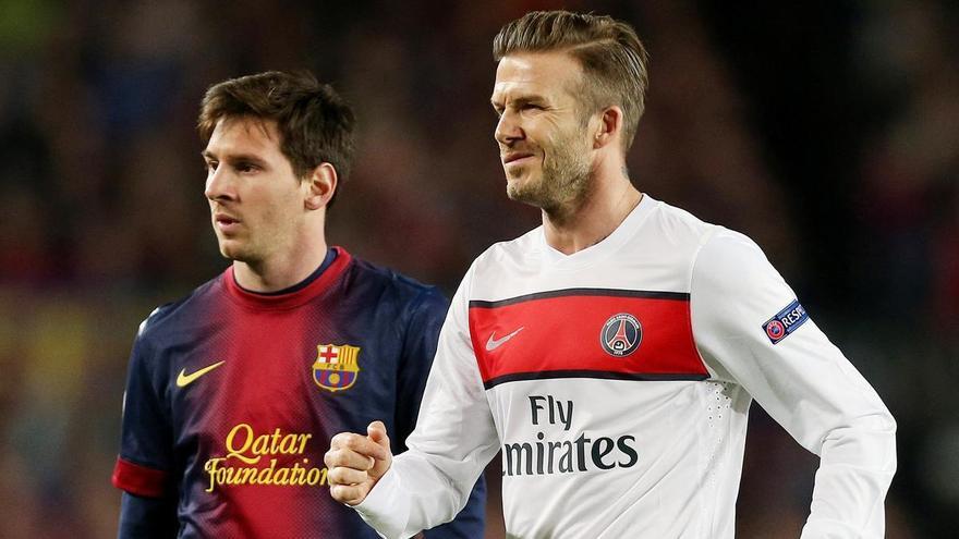 Beckham enseña a Messi cómo ser aún más rico