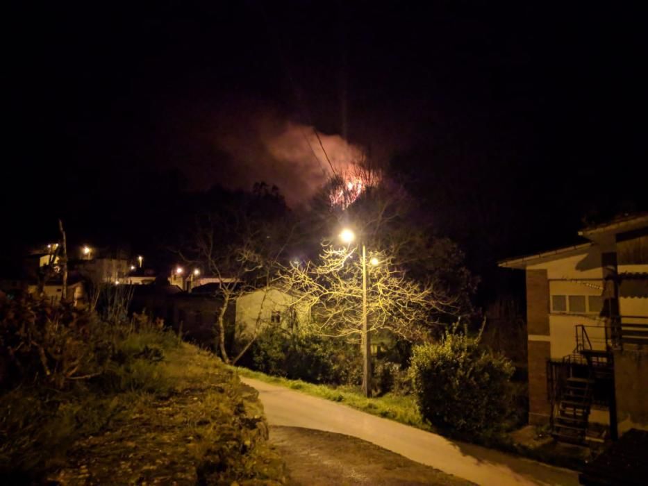 Incendios en la zona de Llanes.