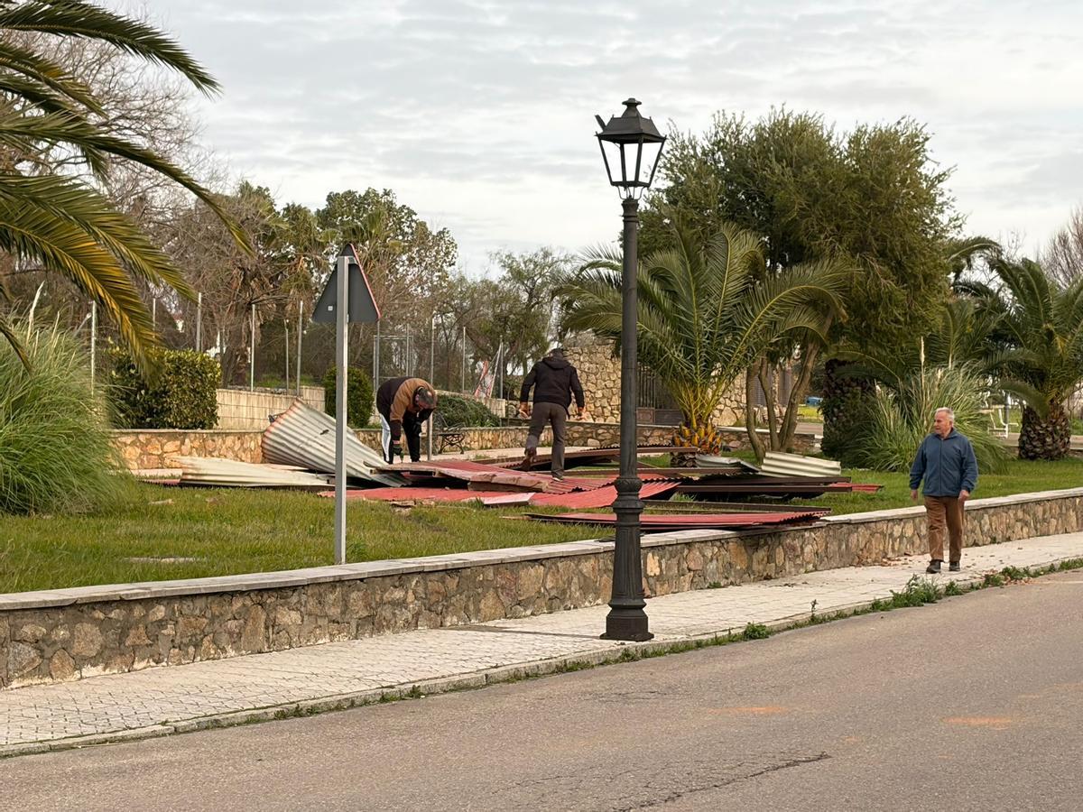 Fotogalería | Así ha afectado la borrasca Kristin en Garrovillas de Alconétar Fotogalería | Así ha afectado la borrasca Kristin en Garrovillas de Alconétar