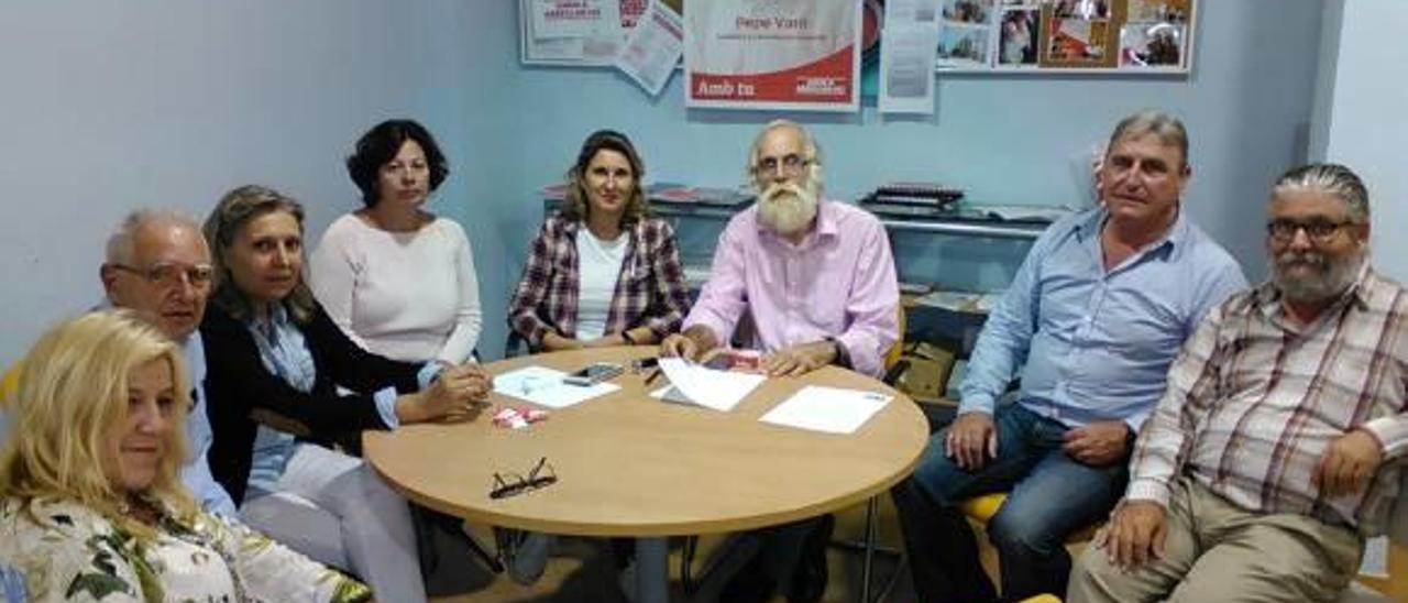 Ejecutiva socialista de El Campello en una imagen reciente