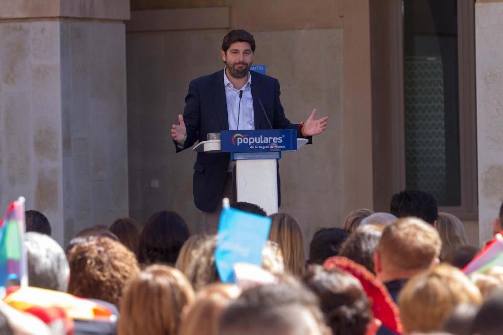 Acto de presentación de Noelia Arroyo como candidata a la alcaldía de Cartagena