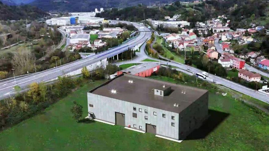 La lavandería, primera pieza del polígono sanitario