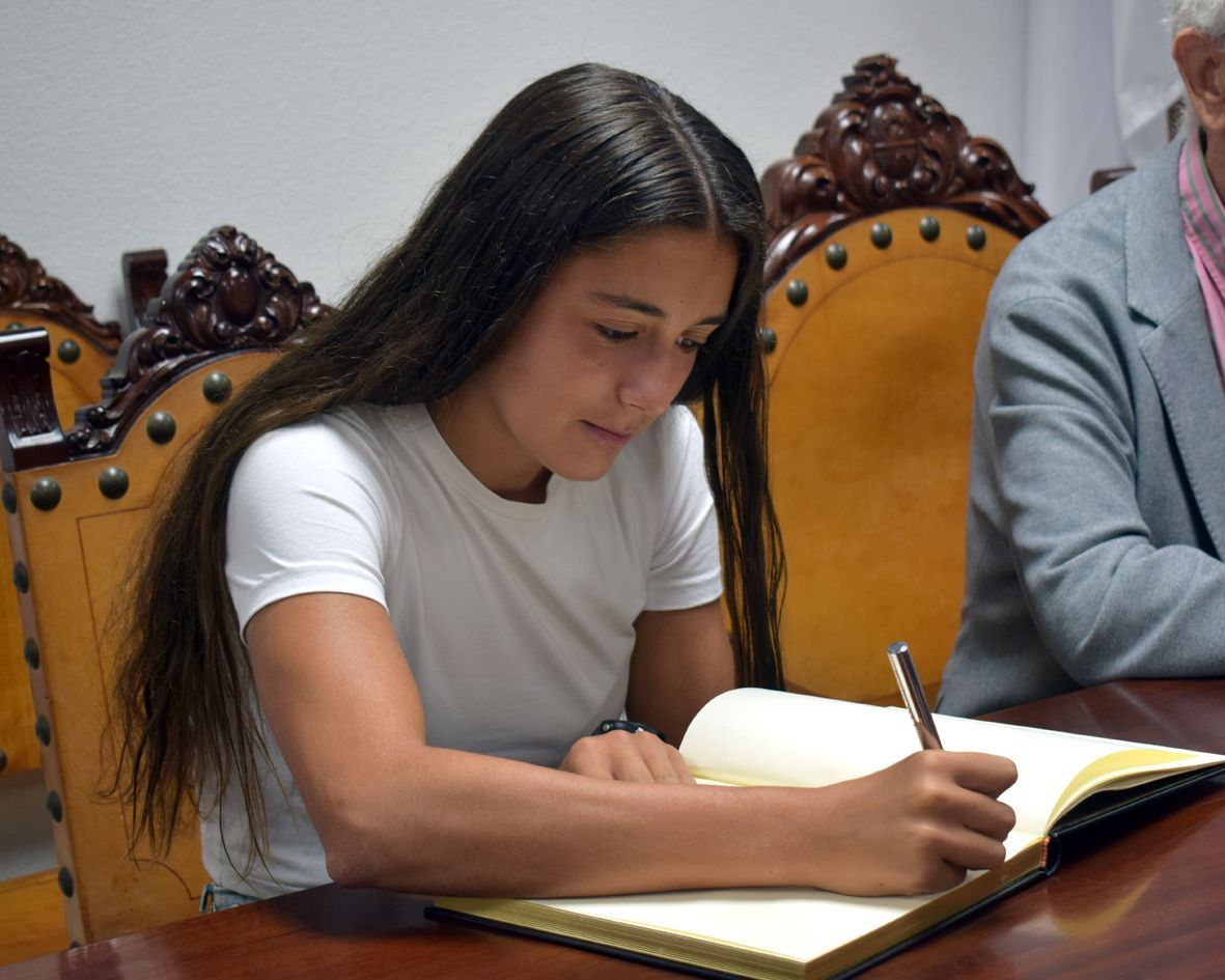 El homenaje tributado a Nerea Novo en Valga.