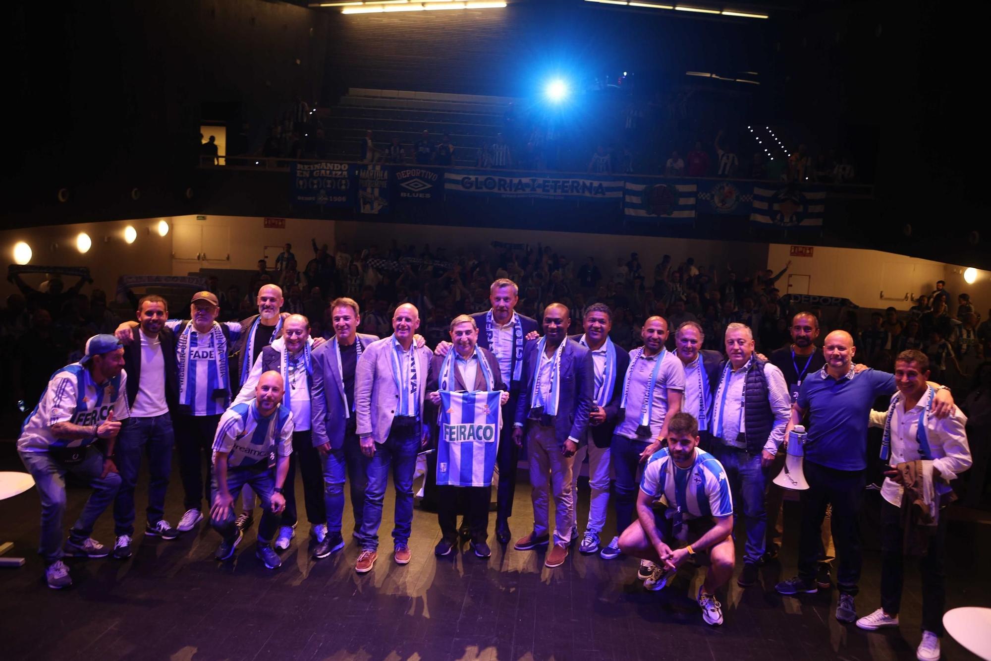 Acto en el Ágora por el 25 años de La Liga del Deportivo