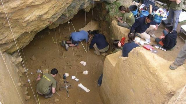 Excavación en Lezetxiki.