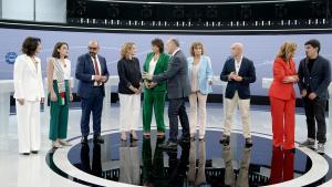 Las imágenes del debate de RTVE de los candidatos a las elecciones europeas