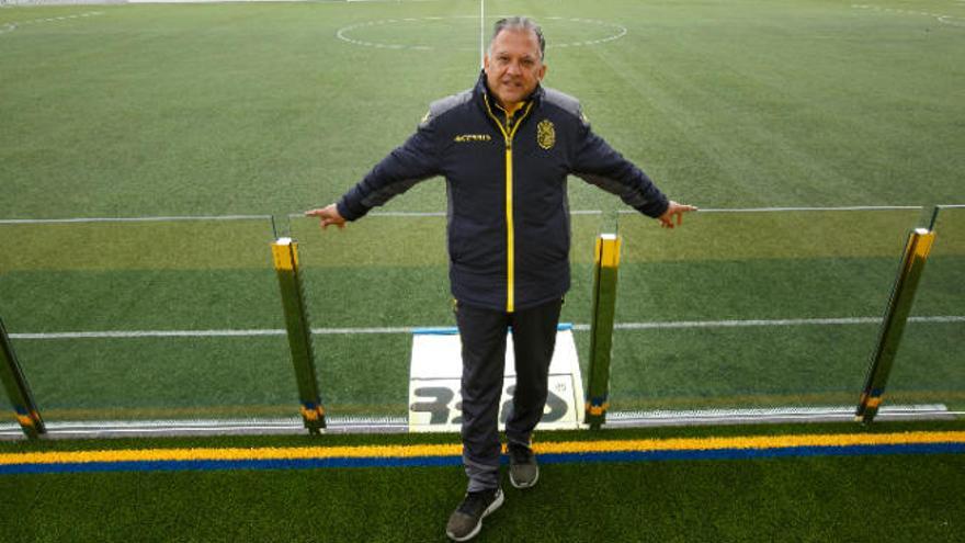 Juan Manuel Rodríguez, técnico de Las Palmas Atlético de Segunda B.