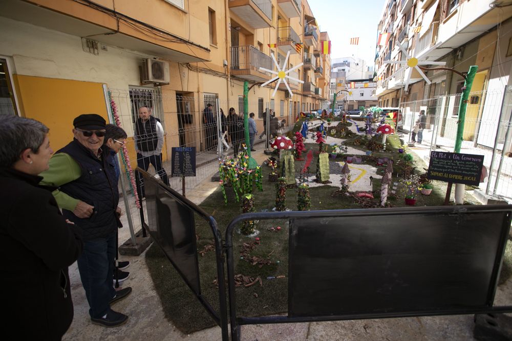 Las mejores ornamentaciones de las Fallas de Sagunt