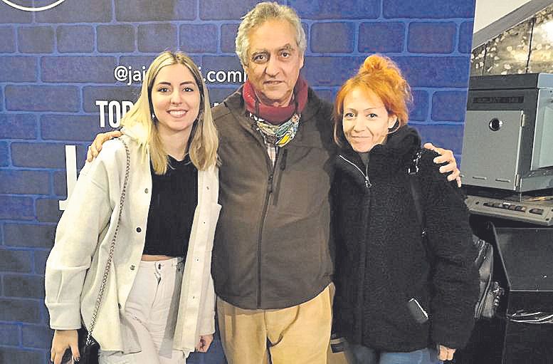 Pilar Planas, Felipe Planas y Marga Bover.