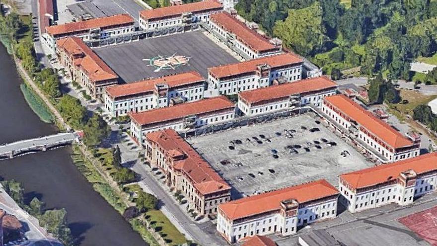 Imagen aérea del cuartel de Loyola, en San Sebastián.