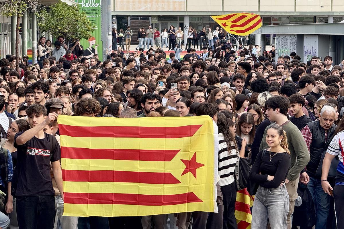 Tensión en la UAB ante la visita de Vito Quiles a Bellaterra